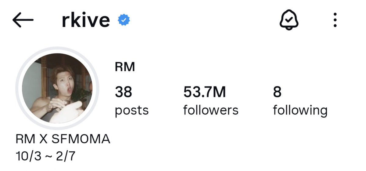 Hk_bts7's tweet photo. Namjoon has changed his profile picture on Instagram! https://t.co/b5onPDs0sN
