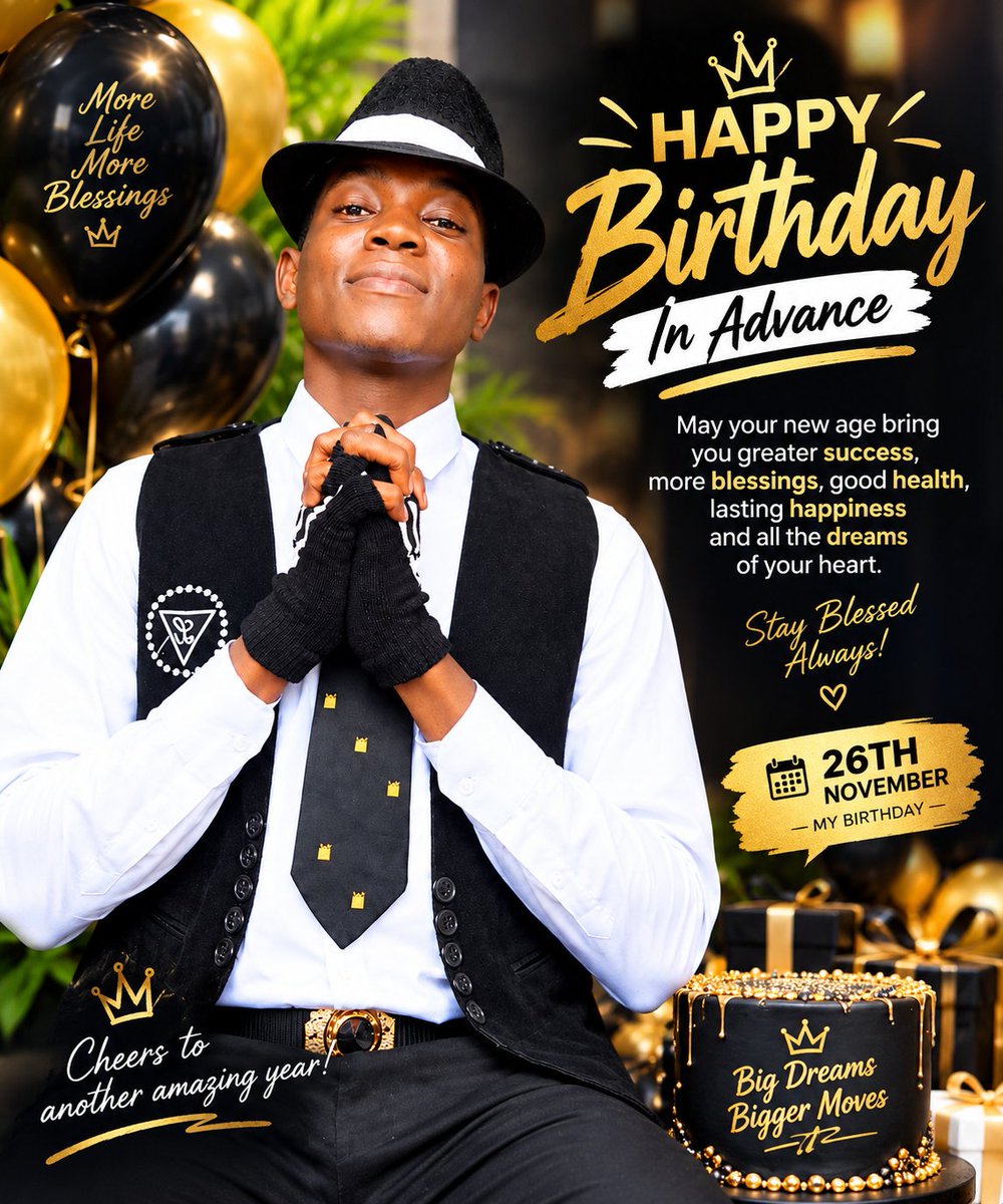 OyeeMaster60078's tweet photo. Happy birthday in advance to me🧁🍔🎂🎉🎊🎋💐🎄🎈🧨🔥💥
26/11/**** is the code♥️
My true lovers prepare your amazing gift and remember that every gift is too big 🥰
#AnaParaÖdemeTakvimi #EverydayStyle #trendingréels #TrendYouManiac #trendingreel #viralvídeo #viralㅤㅤ #viralreeĺs https://t.co/Kiws9g104q