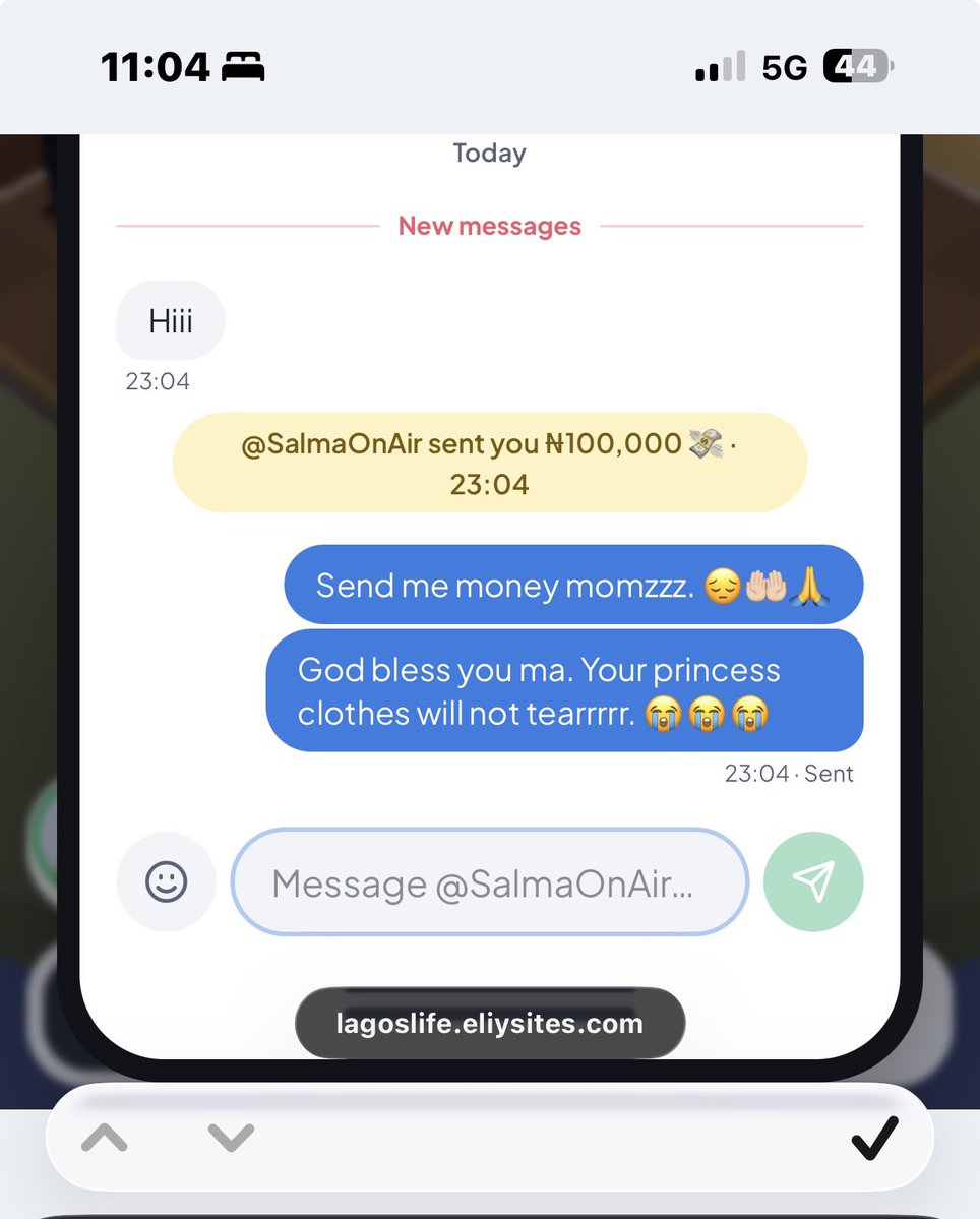 heyyboujee's tweet photo. Okay momzzz don wire me 100K. 😭🙏 https://t.co/NXXrKXHQWT