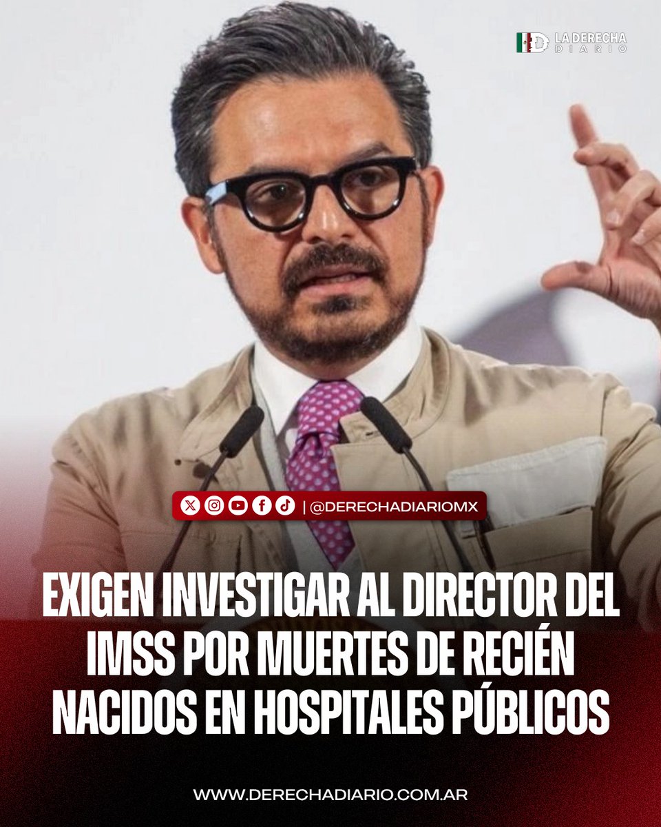 DerechaDiarioMX's tweet photo. 🚨🇲🇽 | QUE LO INVESTIGUEN:  La diputada Paulina Rubio exigió que la FGR investigue a fondo al director del IMSS, Zoé Robledo, por la alarmante cantidad de muertes de bebés recién nacidos en hospitales públicos de Jalisco y Durango. https://t.co/6L03NgnikL