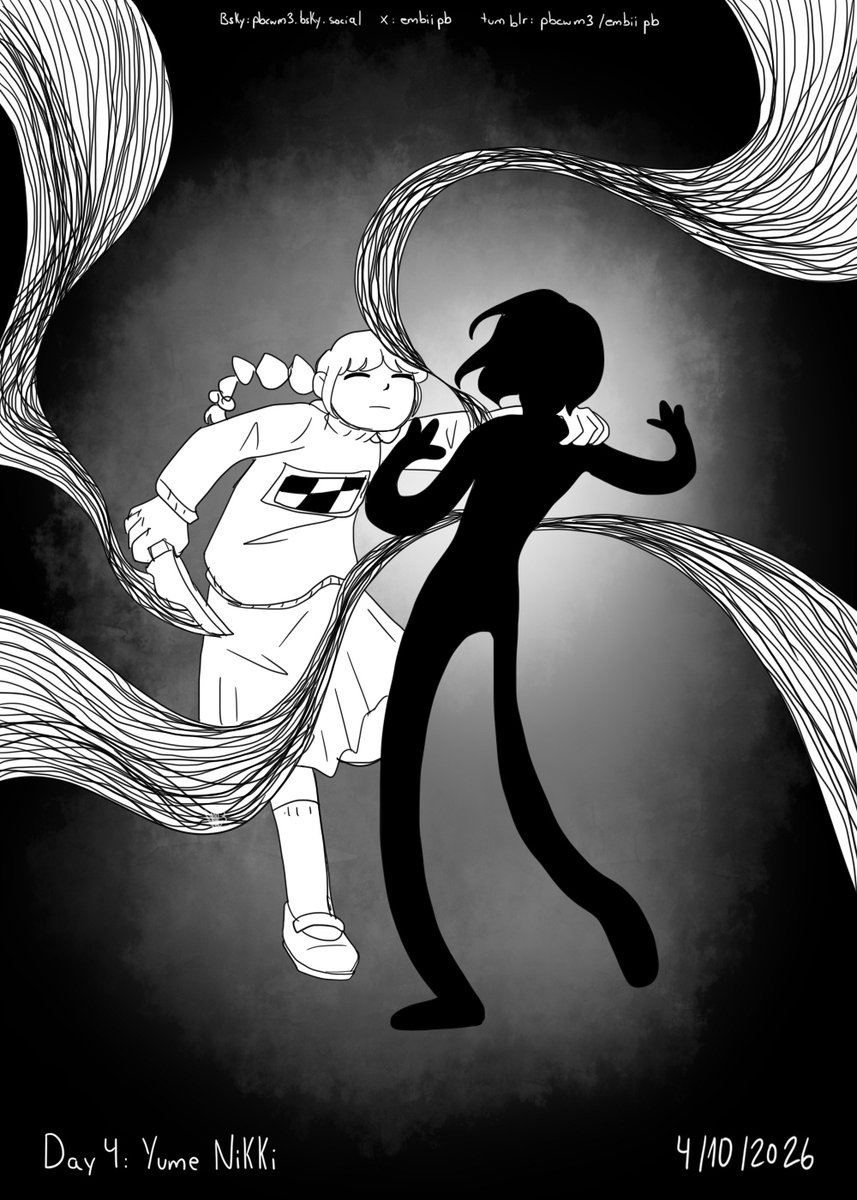 embiipb's tweet photo. Day 4: Yume Nikki (sketch + speedpaint)

#yumenikki #ゆめにっき https://t.co/AjftiUcrsq