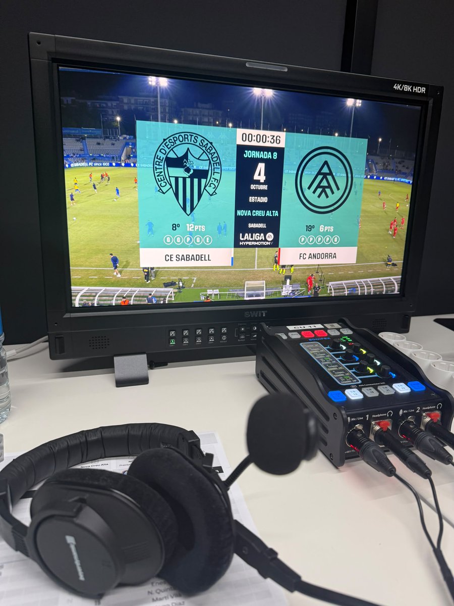 AxeeL's tweet photo. 🎮✅15-0 

🎙️✅LA LIGA FC FUTURES 

🎙️✅SABADELL VS ANDORRA

🎙️🔜CÓRDOBA VS TENERIFE https://t.co/aZ3TlhWvqY