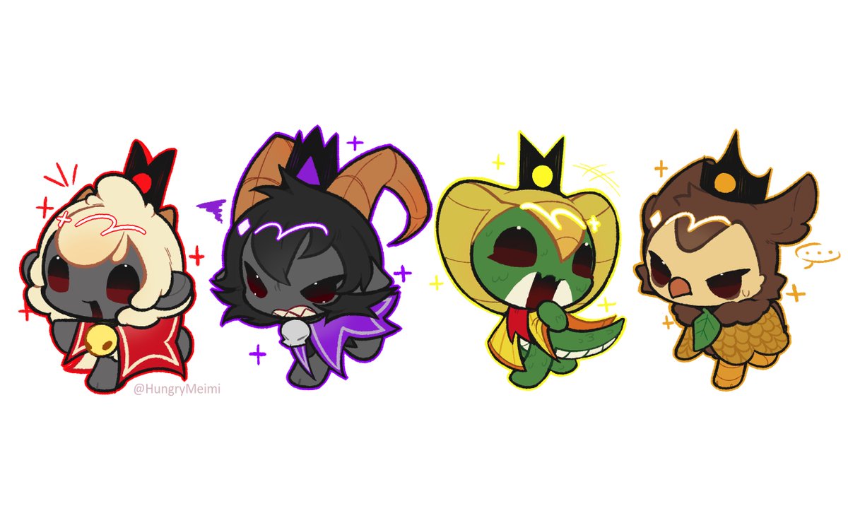 HungryMeimi's tweet photo. *feeds them worms*

#cultofthelambfanart https://t.co/pt0mKCQkd6