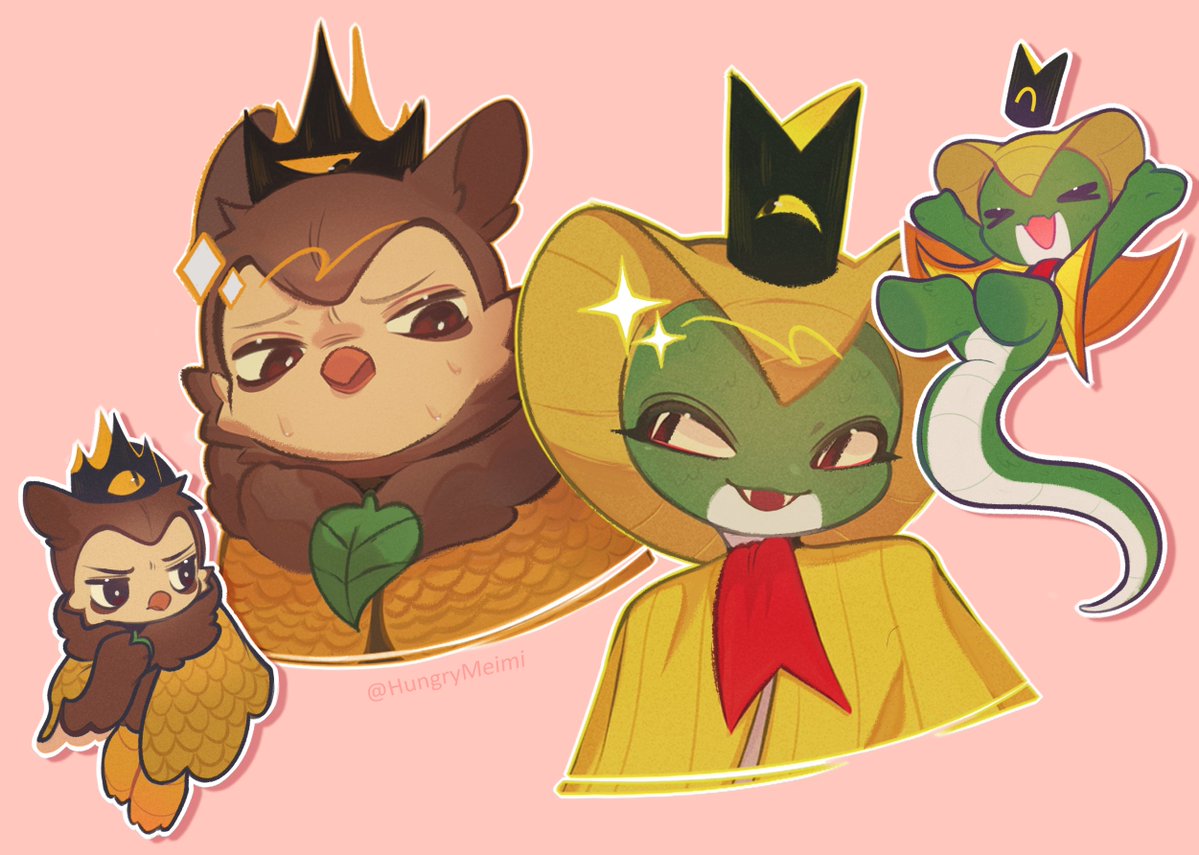HungryMeimi's tweet photo. *feeds them worms*

#cultofthelambfanart https://t.co/pt0mKCQkd6
