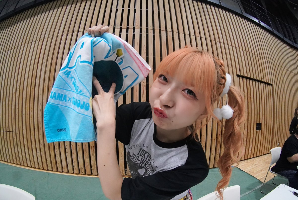 KyochanPoMpOm's tweet photo. 10.3 東京女子 大田区
魚眼で目つき🅿️
#tjpwWP7 
#tjpw 
#原宿ぽむ https://t.co/3A643px2xp