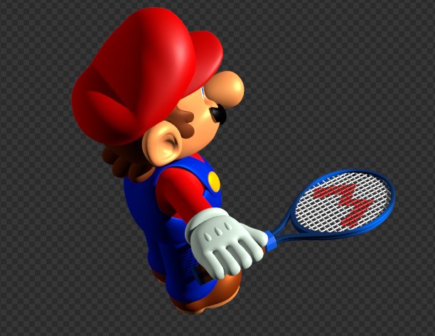 AquariusAlexx's tweet photo. Slight updates to him + tennis racket https://t.co/iaTdVagPi8