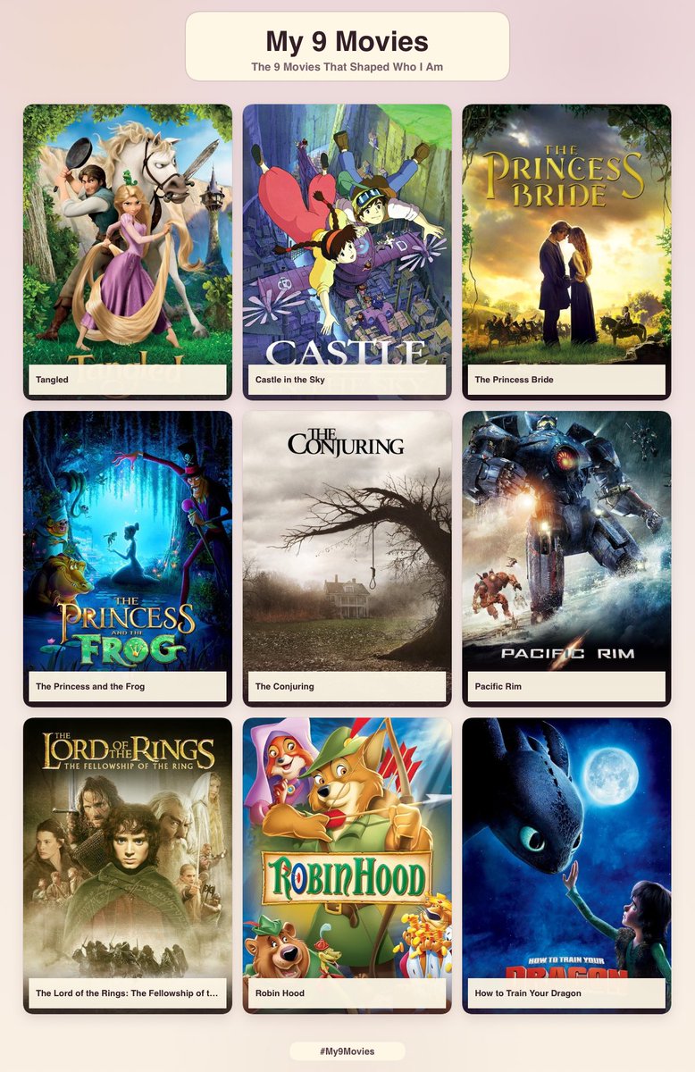 nvareads's tweet photo. the 9 movies that shaped me 💜 https://t.co/pH1ejMejS5