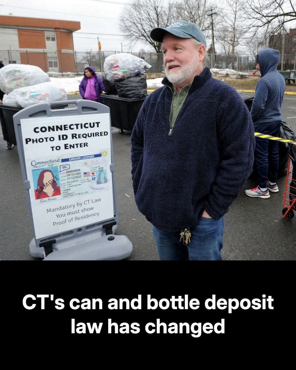 The_King's tweet photo. In CT you need ID to return bottles but not to vote. F'n wow! #Connecticut is a joke! #Liberalism #Dumb #Insane #CTGOP #CTDems https://t.co/dewyKyYziD