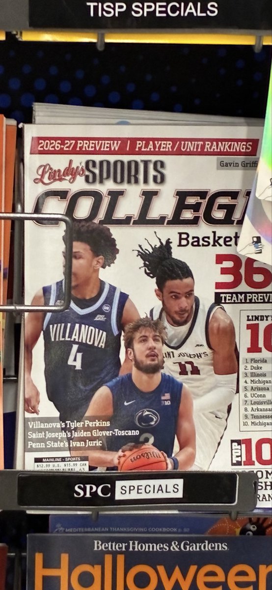 RyanWilt_1's tweet photo. The anchor of @PennStateMBB, Ivan Juric, featured on the cover of this regional Lindy’s Sports Magazine.  
Compliments of the one-and-only @MikeAsti11 📸 @WVSportsNow https://t.co/IvhM9AVDtY