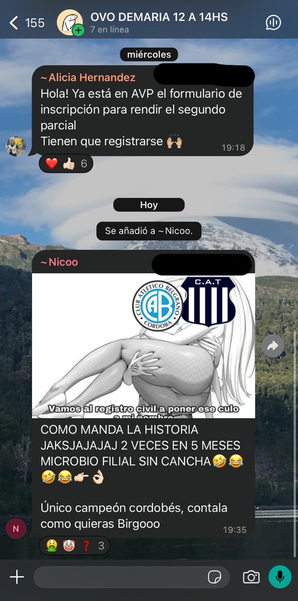 ntnech's tweet photo. te parece nico querido te agregaron recién al grupo de la facu https://t.co/r5GuR6yIhR