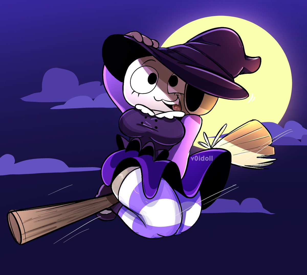 v0idoll's tweet photo. I wanted to draw witch Shelly.
#dandysworld https://t.co/cKm3puuqbc