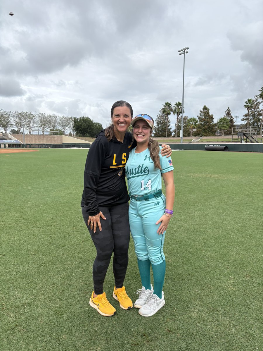 Ava_Pacheco14's tweet photo. Awesome weekend at LSU experience camp! Thank you so much for the invite and feedback. Geaux Tigers! 💜🐯 

@BethTorina @CoachNealPT @Tpleasants17 @TimRamonHNF @Ch1rsPacheco @THEWOWSB @SoftbalAmerica @lsu_dailynews @DiamondAddicts @LSUsoftball https://t.co/oZjSHAkPNq