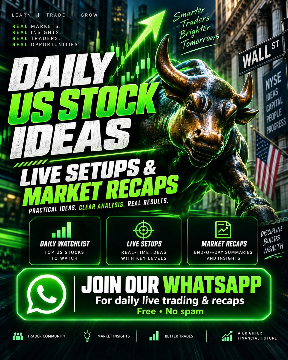 XavierR02848911's tweet photo. Keep up with U.S. stock momentum, earnings reactions, and changing sector trends. Track U.S. stocks reacting to catalysts while keeping broader market conditions in view. Use the daily notes to support your preparation while keeping your judgment independent. Click here to see w https://t.co/3B4RM43hNr