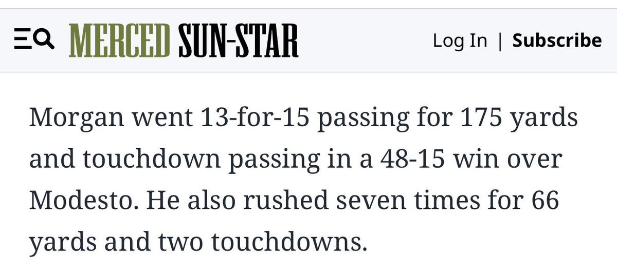 Jesse_Morgan16's tweet photo. Thankful to be named the Merced Sun Star player of the week.  The grind continues, more to come! https://t.co/QfEKRFteK6
