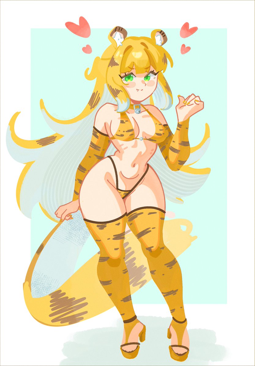 Pog_Chantilly's tweet photo. Ju Fufu 🧡🐅👙 https://t.co/DZX3GJTGJw