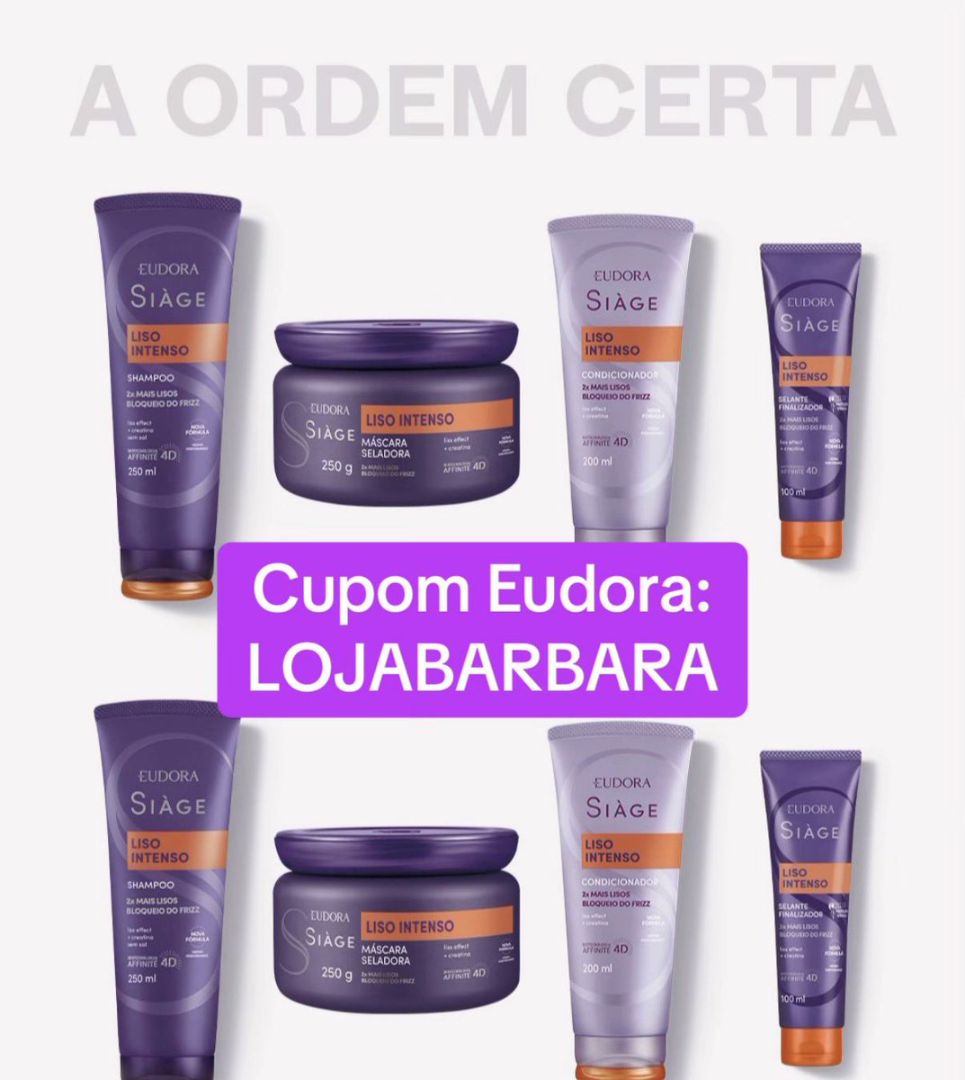 bapirani's tweet photo. Cupom Eudora 2026: LOJABARBARA
✨Use o cupom LOJABARBARA para ganhar 10% off acima 149
Código ativo e verificado em 2026 para Siàge, Niina Secrets e todo site EUDORA.
#eudora #cupomeudora #siage #niinasecrets
https://t.co/m8Z63AMIH1 https://t.co/92OsZGzSCC