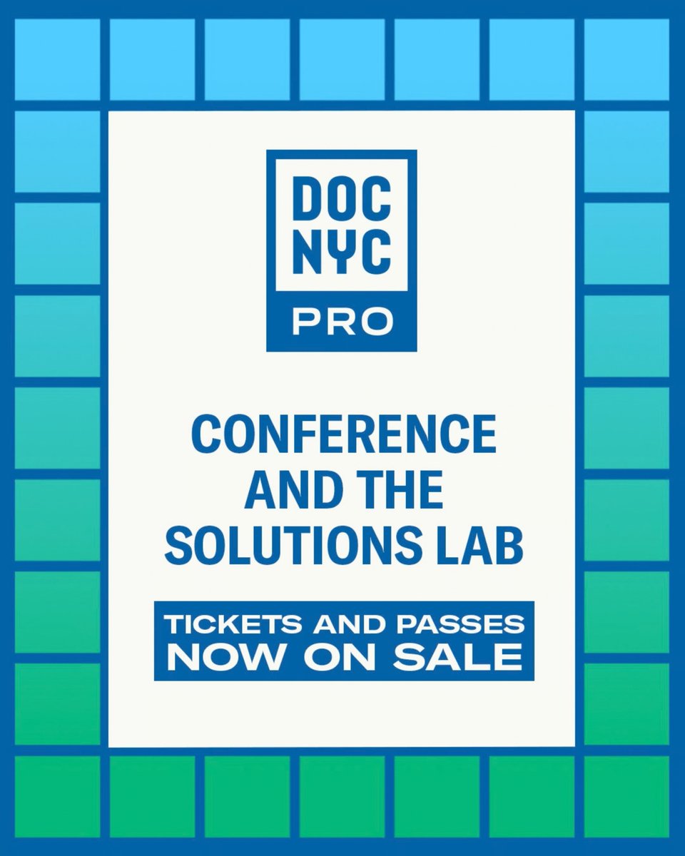 DOCNYCfest's tweet photo. DOC NYC PRO is back Nov 12-19!

What's your favorite PRO memory? A panel that changed everything? A Festival Lounge conversation that turned into a collab? Tell us down below👇

Get your passes: https://t.co/xUogqzbqQ2 https://t.co/wWkFnYHbop
