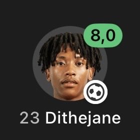 RisingStarXI's tweet photo. 🇿🇦⚡️ 𝐏𝐮𝐬𝐨 𝐃𝐢𝐭𝐡𝐞𝐣𝐚𝐧𝐞 (𝟐𝟐) against Egypt:

• 1 GOAL
• 1 Chance Created
• 30 Touches
• 3 Passes Into Final Third
• 3 Tackles
• 2 Recoveries 
• 4 Ground Duels Won

𝐒𝐎𝐔𝐓𝐇 𝐀𝐅𝐑𝐈𝐂𝐀𝐍 𝐑𝐈𝐒𝐈𝐍𝐆 𝐒𝐓𝐀𝐑. 🚀 https://t.co/zhYCy3ndI0