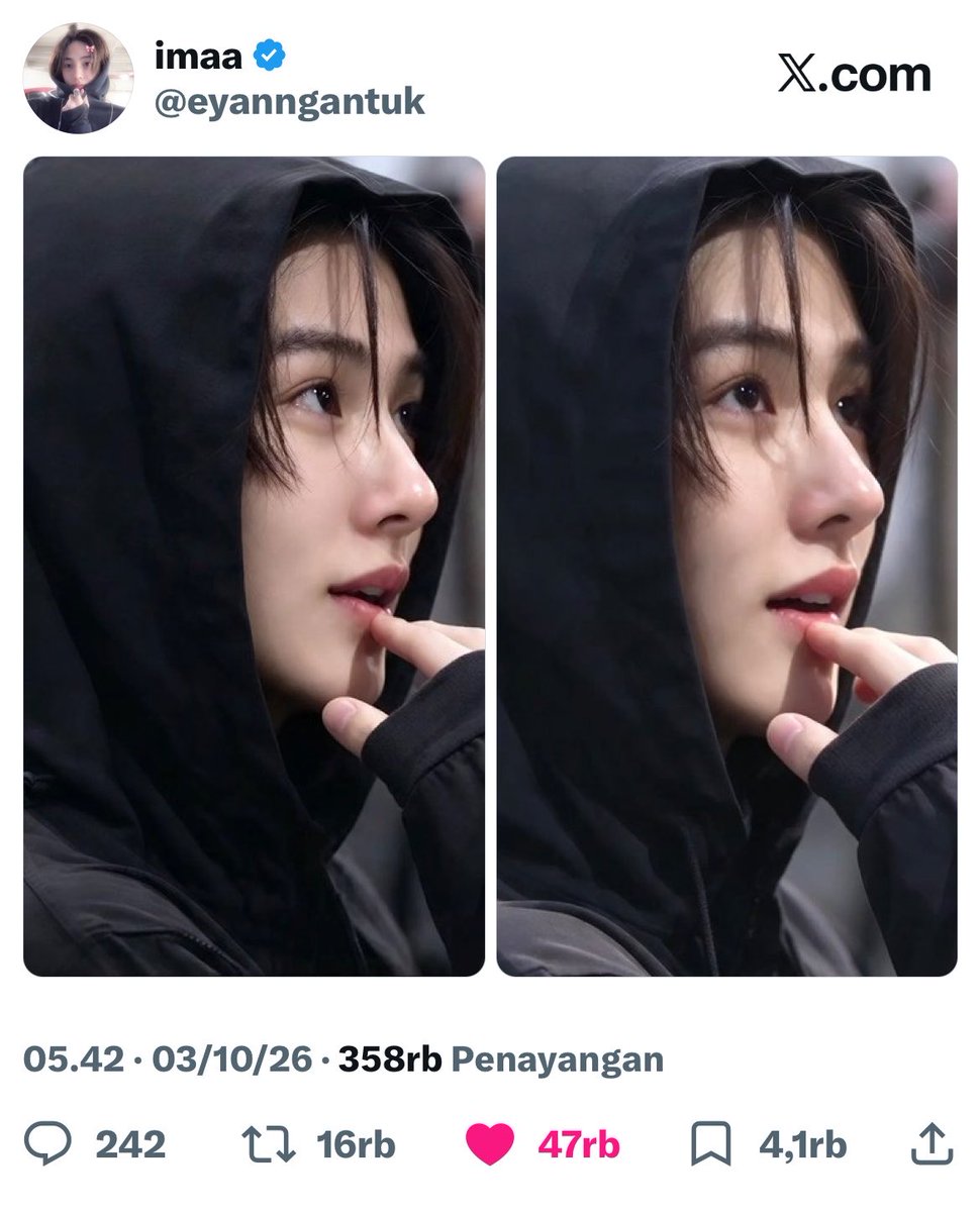 eyanngantuk's tweet photo. the power of eomntik🤏🏻
yang save 4.1k, views 358k 😭😭 
aku berasa dikepung warga . . . 😭😭 https://t.co/Q399XuLj3O