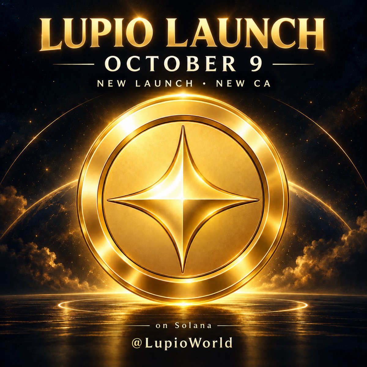 LupioWorld's tweet photo. LUPIO RETURNS. 🐺🌕
New launch. New CA. Same pack.
$LUPIO — October 9 on Solana.
Official CA will only be posted on @LupioWorld.
#Lupio #Solana https://t.co/wXEmp3OX8c