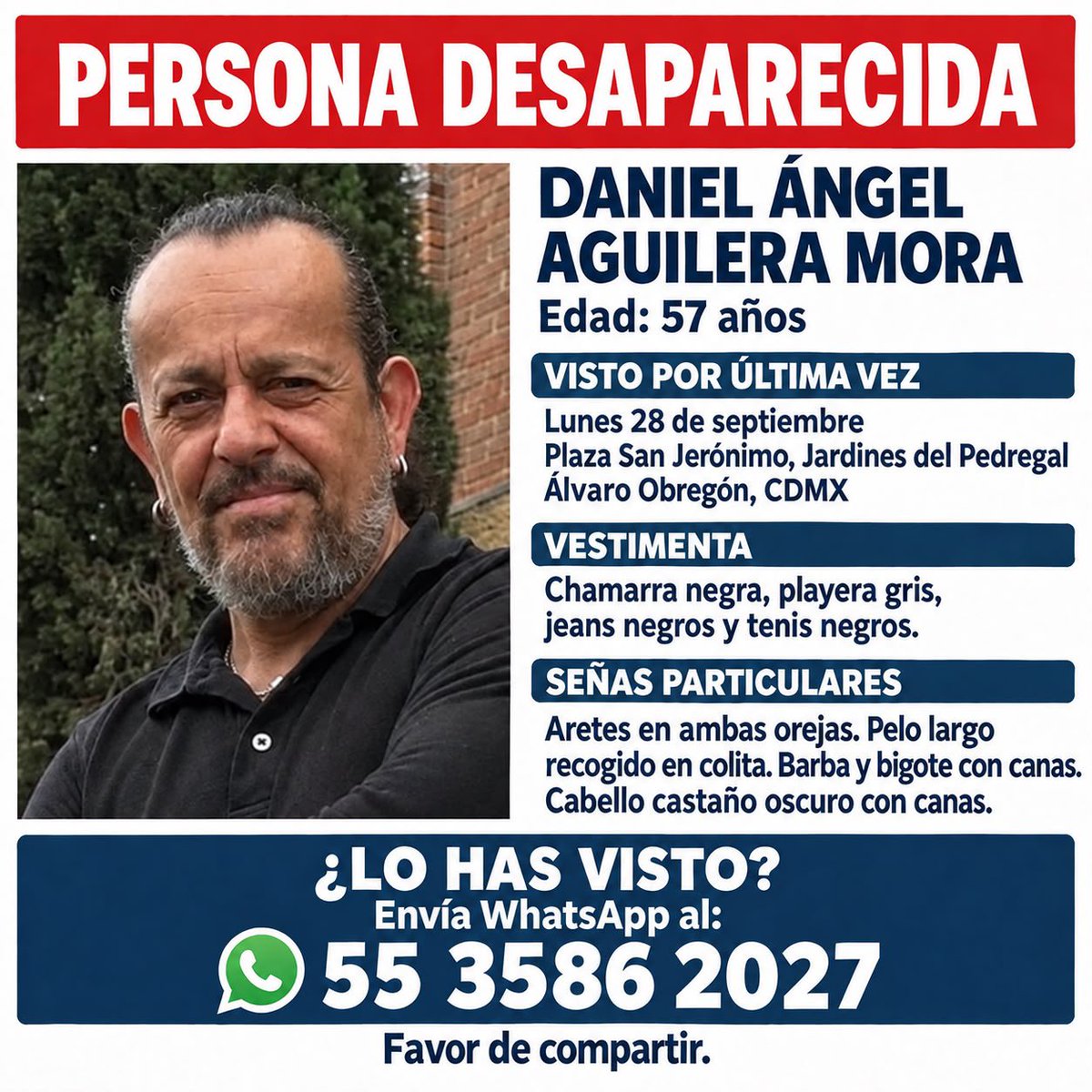 Artegoncam's tweet photo. Oigan necesito de su magia, me ayudan con RT y echar montón.
Sigue Desapareció Daniel, amigos y su hermano están desesperados ya.
Creo en la magia tuitera como siempre y crear una cadena humana.
Por favor me regalan su RT un instante.

Gracias https://t.co/myRuwnpBNl