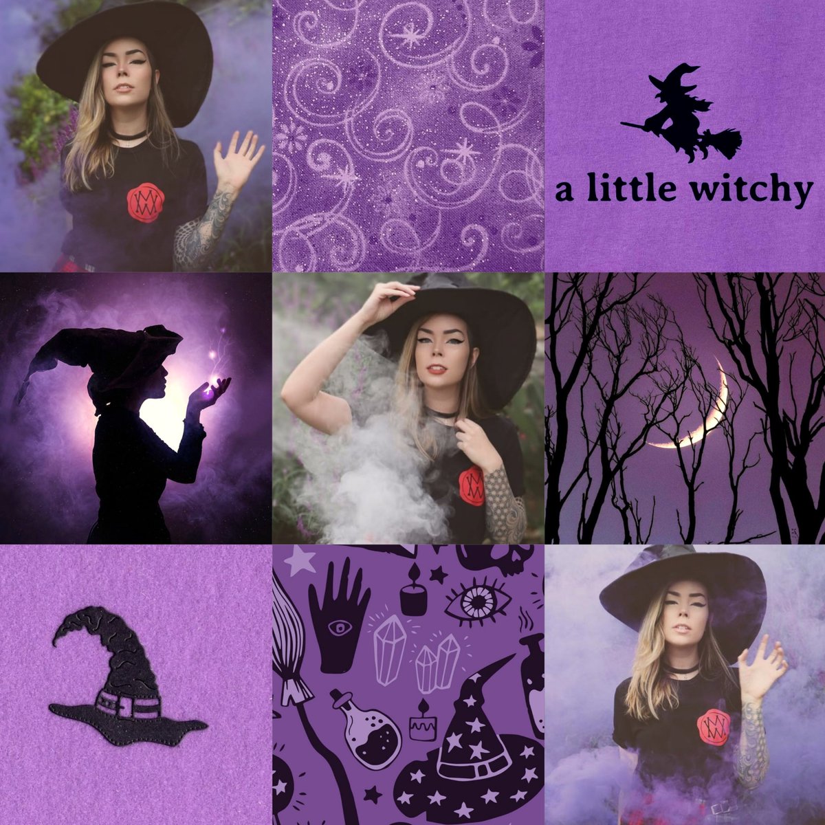 justice_acolyte's tweet photo. IT'S HALLOWEEN SEASON SO I GOT GAME GRUMPS MOODBOARDS 

Is making Suzy's board purple and witchy too cliché? https://t.co/vgSqDCOOXs