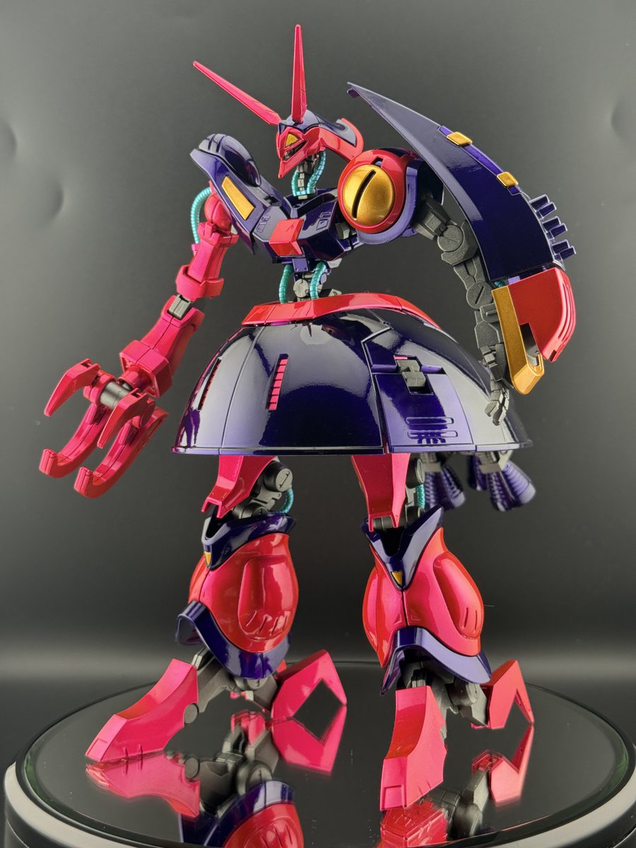 NENTAIFU's tweet photo. #ガンプラ　#プラモデルライフ
HGバウンドドック光沢テカテカ全塗装❗️9
ようやく完成しました🫡
まず初めに「重ね過ぎて」関節がガチガチ‥
組む時に再度削ったのですが、まだ渋い😓
#HGバウンドドック
#ガンプラ好きな人と繋がりたい
#ガンプラ好きと繋がりたい https://t.co/5HPve3WaKQ