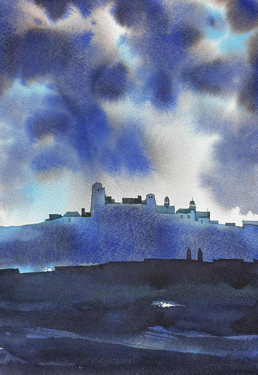 mouen_TW's tweet photo. 「雨も上がりて」

#watercolor #水彩画 #透明水彩 #旅の詩 #光を運ぶ者 https://t.co/F1vUo0OHUO