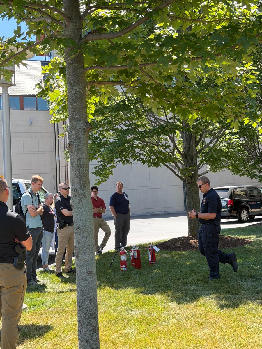 acuityinsurance's tweet photo. A few months back, our Acuity employees had the opportunity to take part in a hands-on Fire Safety Lunch &amp; Learn, where they learned about all things fire prevention.

Being prepared can make a huge difference when emergency hits and seconds matter.

#FirePreventionWeek https://t.co/SroOYEeahG