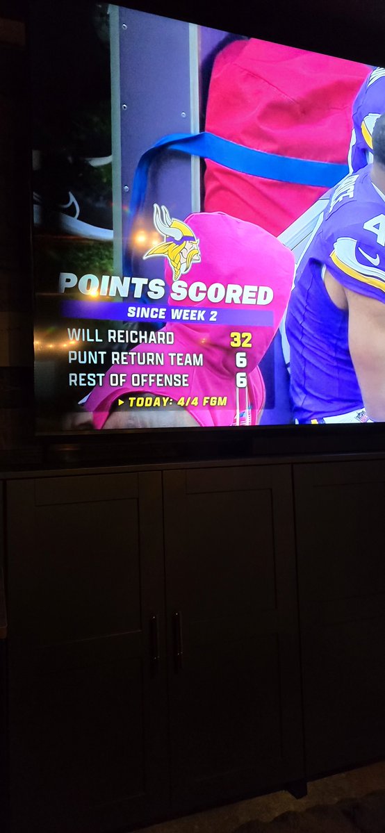 SidelineVibes's tweet photo. Will the best kicker of all time? https://t.co/5vBLiS2mN1