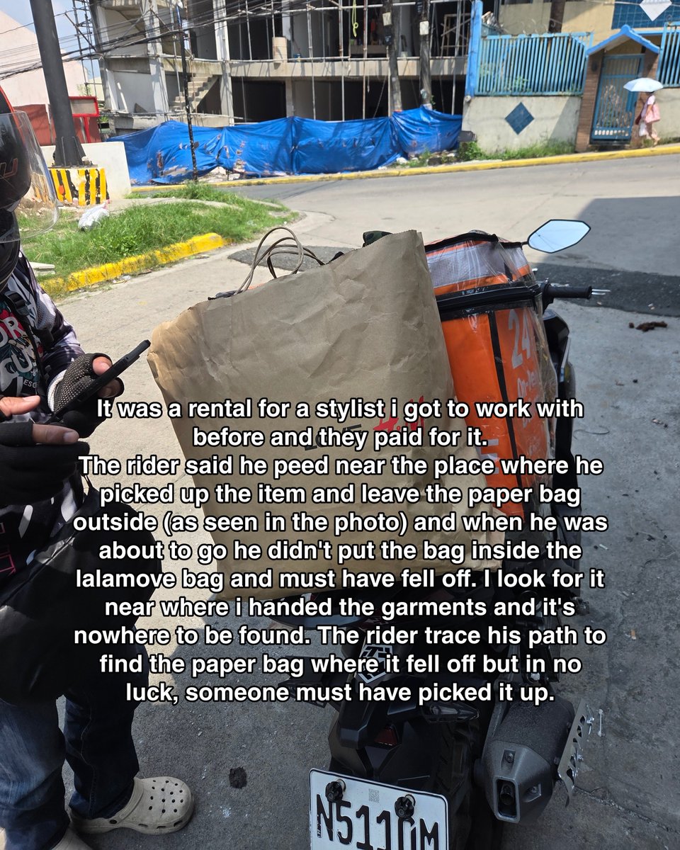 wearystudios's tweet photo. #lalamove rider lost 30k+ worth of my clothes

Now I'm selling all my remaining stocks to compensate with the rental fee and to survive the coming weeks...
https://t.co/XlZa5CX8GI

🔴 Please let me know if anyone see those lost garments being sold on other platforms, thank you! https://t.co/EyVr9Su1sZ