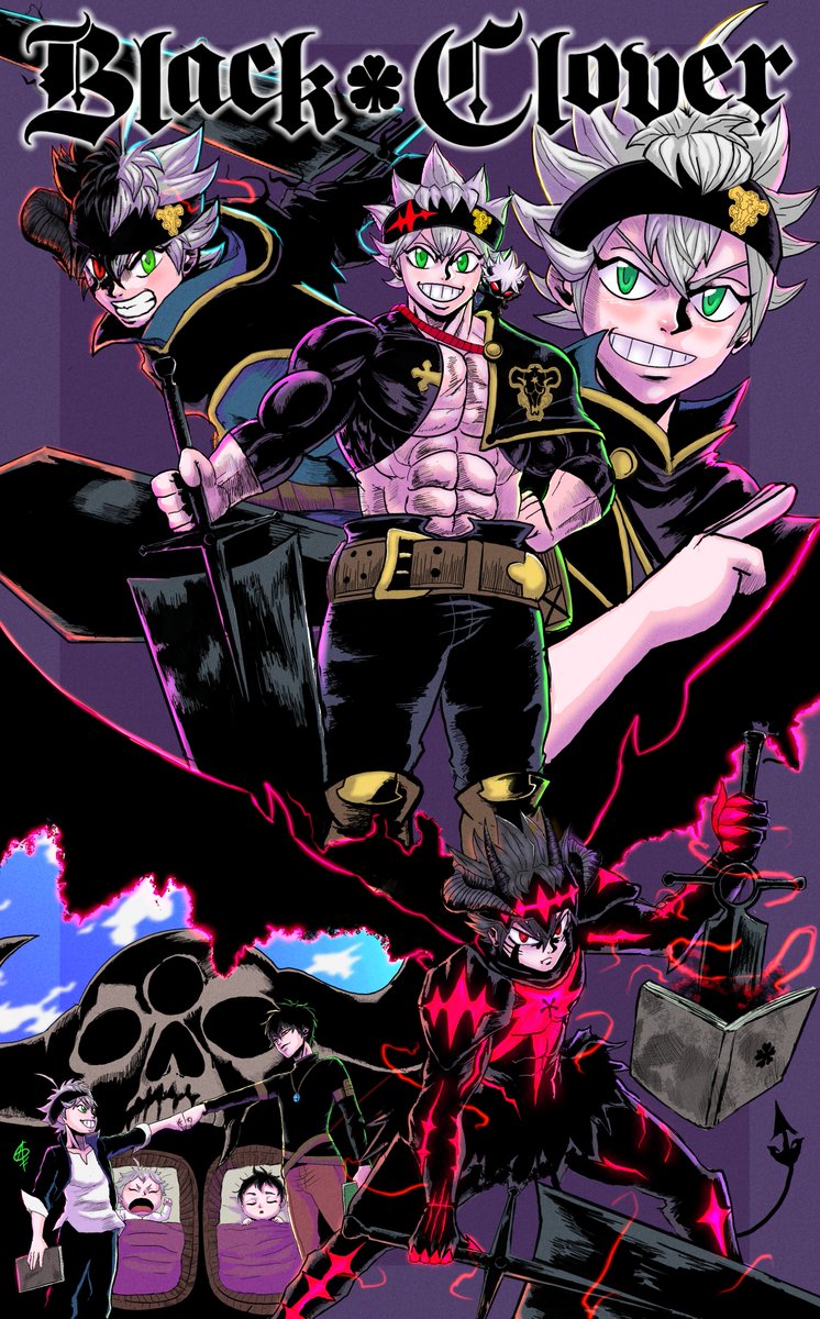 geekyalexx's tweet photo. Asta #blackclover #inktober https://t.co/gbR20MN23U