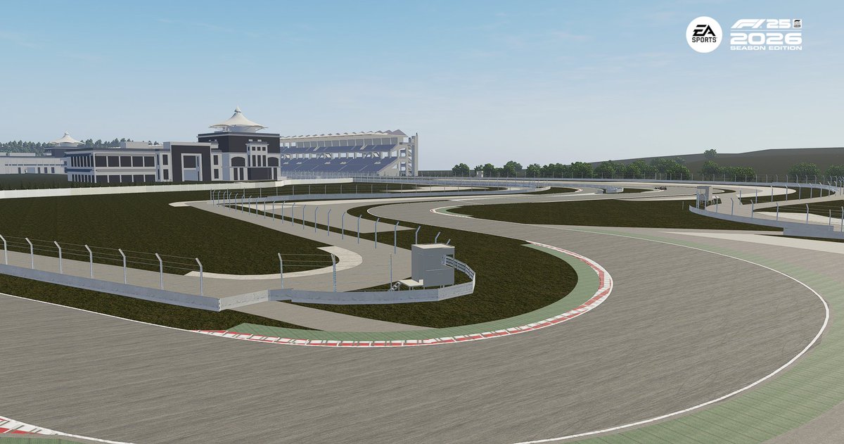 F1GamesNews's tweet photo. 🚨 First WIP screenshot of Istanbul Park in F1 25 by Pajko

This marks the first time a track has been successfully ported from an old-gen F1 game

There are also 2 other Istanbul ports being worked on by other modders https://t.co/FvFbHYt5KA