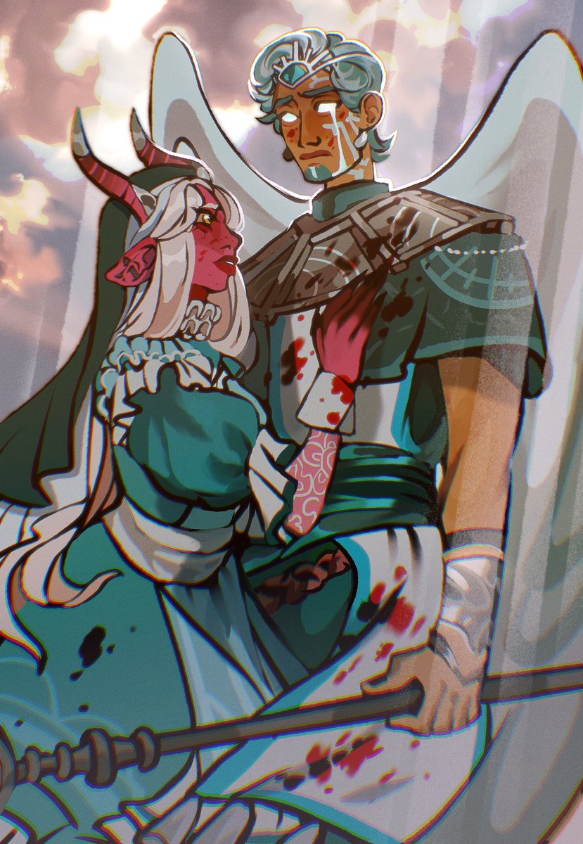 madvalgo's tweet photo. tyranny of the heart 💔🩸 #criticalrole #criticalrolefanart https://t.co/0FscD6q8cg