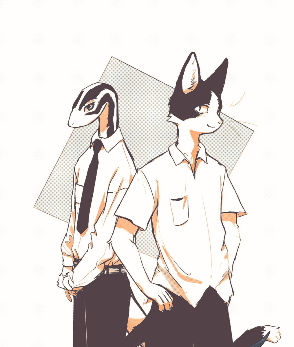 faiytart's tweet photo. Hachi and Aoi 
#monotoneblue #furryart https://t.co/IPuPFIJosW