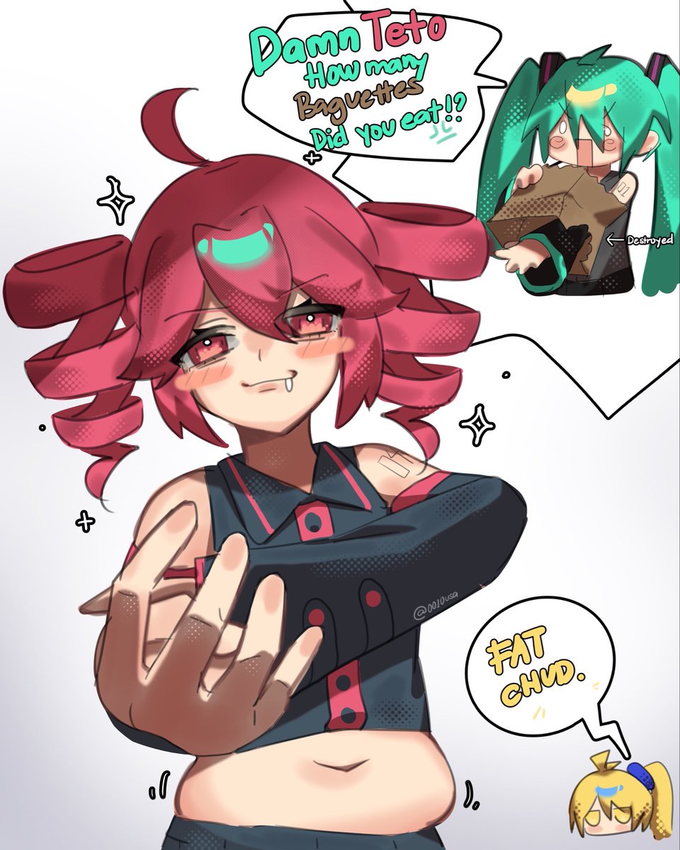0010usa's tweet photo. Teto the Gluttonous Chimera 🔻🔴🔻 https://t.co/nGOY4IZYcx