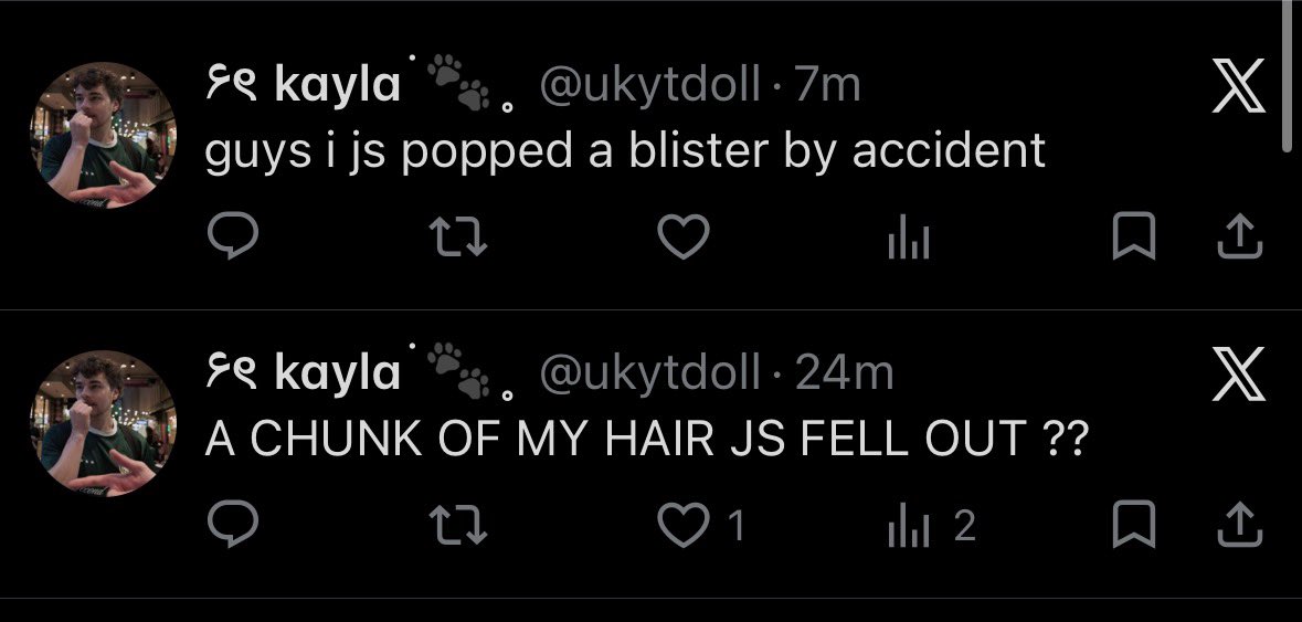 miniceryle's tweet photo. @ukytdoll that one oomf thats going through it https://t.co/hVy67MTZch