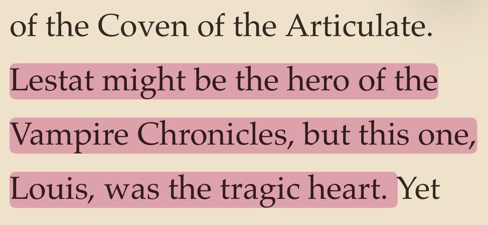 _griffonage_'s tweet photo. Thinking about this quote from Prince Lestat today. Happy birthday Louis de Pointe du Lac ❤️❤️❤️ https://t.co/BRKRrLtiH5