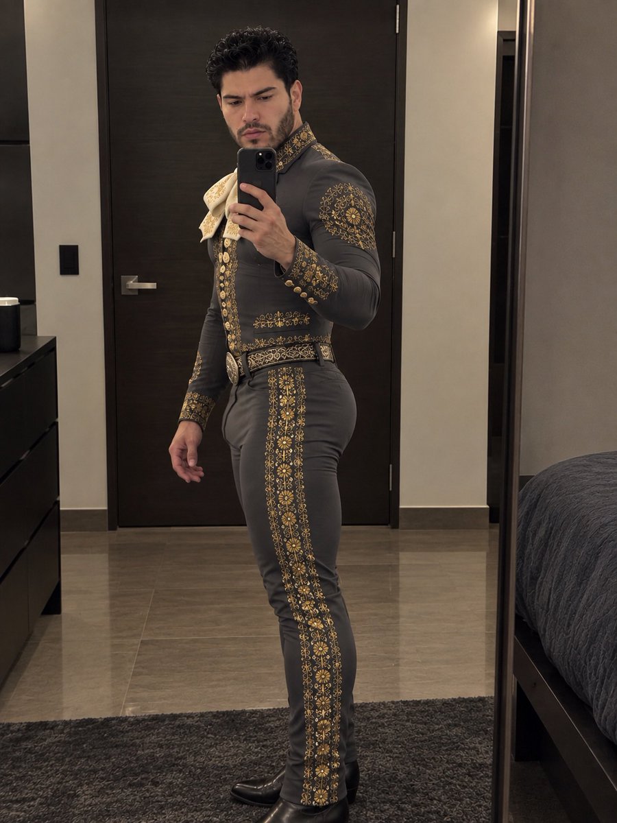 Jaasiel_Dice's tweet photo. Guapísimo el cantante mexicano Jesús Alonzo vestido de charro 🥵 https://t.co/JKQD9Vmzng
