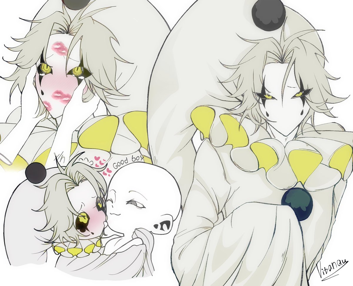 vitanauu's tweet photo. #pierrot #thefreakcircus #tfc #fanart #dijitalart https://t.co/mcIvoVGEuH