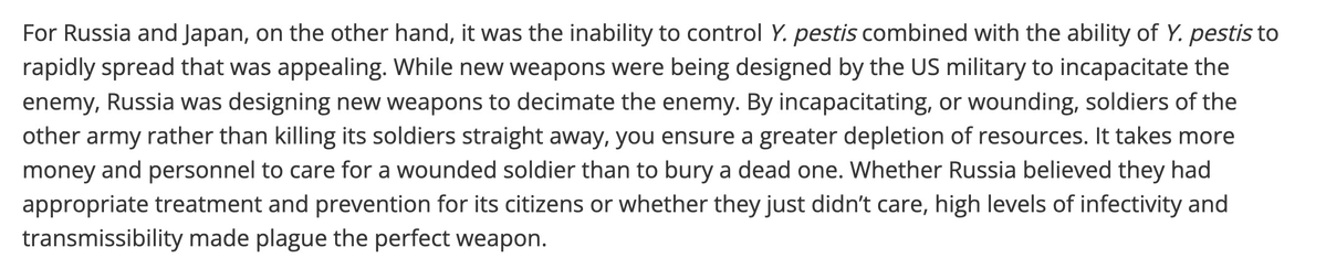 arpitrage's tweet photo. This Russian lab leak points out how dangerous these facilities are, even without AI and even if this incident doesn't escalate further.

A long history of Russian programs to study and weaponize the plague. 

https://t.co/AdeRcvAE7a

https://t.co/90A4pZ7Vgc https://t.co/inUp7W10Jb