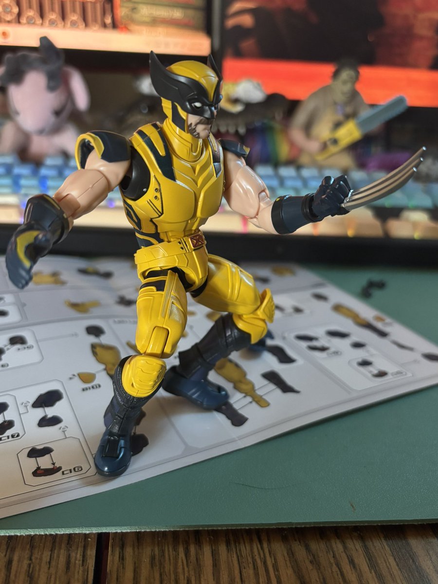 Azzytheazalea's tweet photo. I have him, I built him. He is mine 
#wolverine #xmen #modelkit https://t.co/6qfbzyARtI