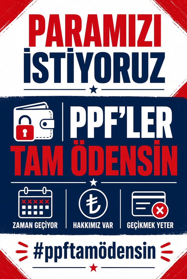 christmasss1234's tweet photo. PPF Ödemelerini ANA PARA Garantisi ile istiyoruz artık yeter paramızı verin
#PPFtamvehızlıödensin #ppftamödensin #PPFhızlıvetamödensin
#ppf https://t.co/IAE1wPjH9Y