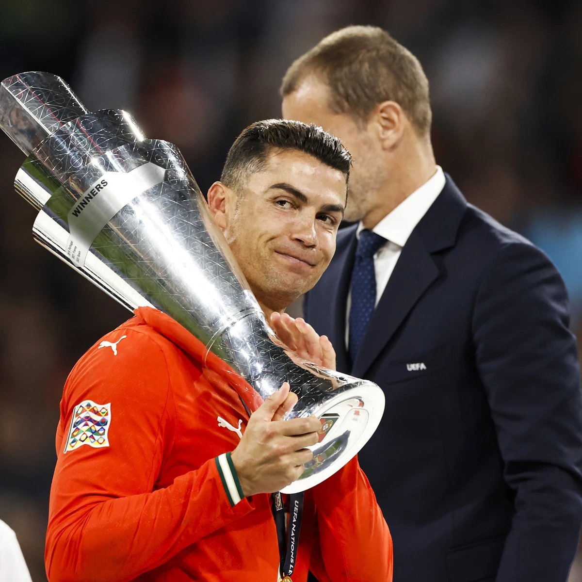 Cr7stianismo_'s tweet photo. 🚨Cristiano Ronaldo hizo esto el año pasado en la Nations League.

-9 G/A en 9 partidos.
-Gol en la remontada a Dinamarca en cuartos.
-Gol decisivo en la remontada a Alemania en semifinales.
-Gol del empate a España en la final.

Con 40 años. El mejor de la historia🐐 https://t.co/mw7TrDhY7y