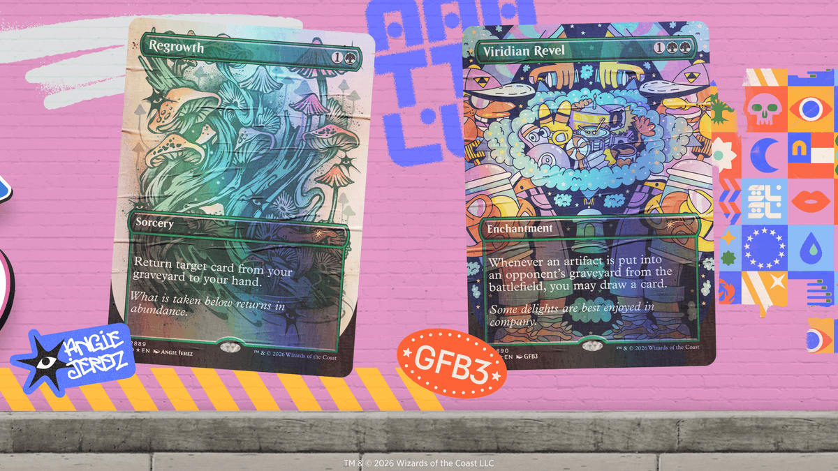 MTGSecretLair's tweet photo. Festival in a Box: Atlanta 2026 is almost ready for its grand debut! This year, we’re unveiling Secret Gallery: Atlanta, a frame-worthy drop featuring local Atlanta artists, alongside the new Mystery Booster Commander Edition. No dress code required. Available on October 19. https://t.co/E6bFjQx1k2