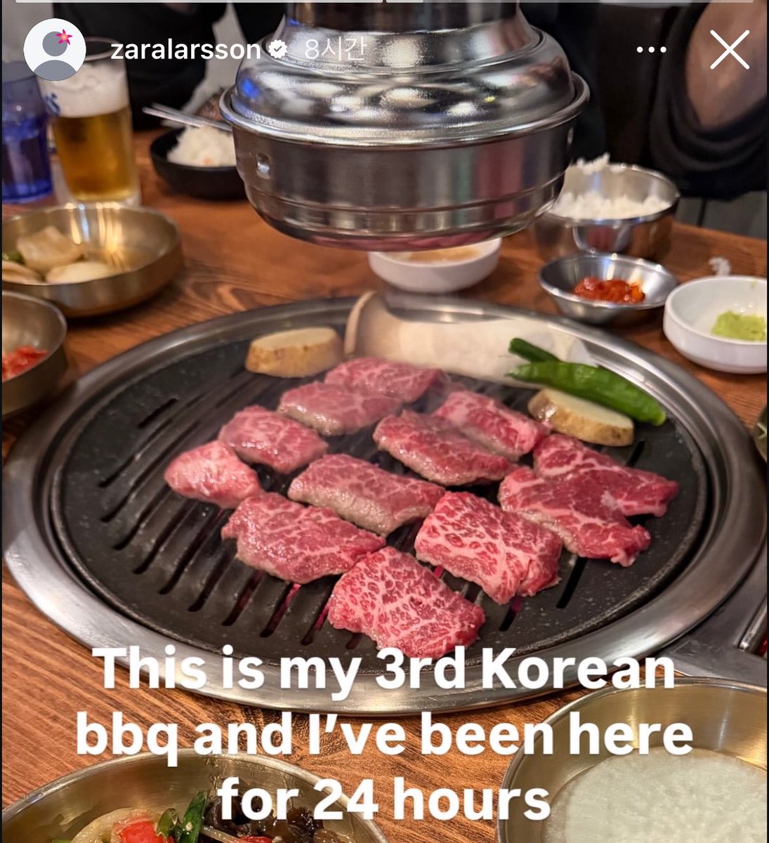 beanpicker's tweet photo. 자라 라슨ㅋㅋㅋㅋ 지난 24시간동안 코리아 바비큐 3번 먹어 ㅋㅋㅋㅋㅋㅋㅋㅋㅋㅋㅋㅋ https://t.co/Et64Smu57W