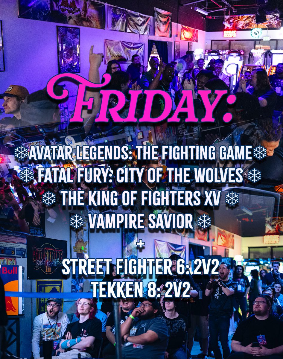 Winter_Showdown's tweet photo. We’re back for one final round!

Taking place at Akihabara Arcade’s original location for the last time, we’re sending off this historic venue with one last hurrah before it moves!

Early Registration is live:

https://t.co/o89KhAzhqG https://t.co/mO88PqpOUY