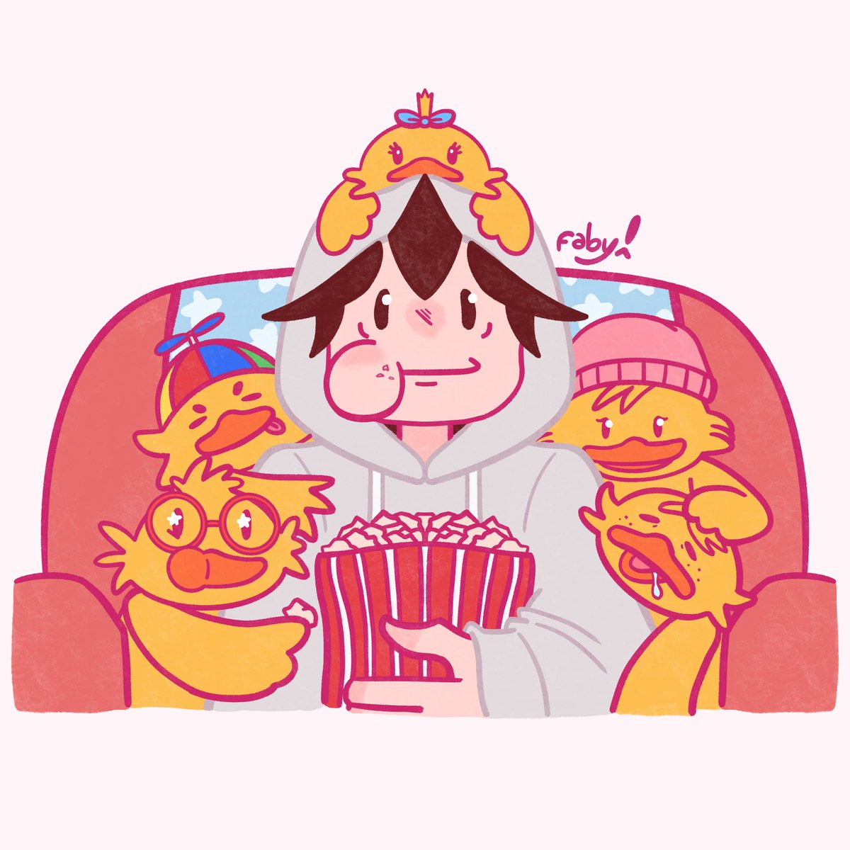 fabypazzz's tweet photo. día 4 del #Quacktober : películas 🍿

qué peli habrán puesto? yo digo que minecraft movie #quackityfanart https://t.co/tqnE1lqG6B