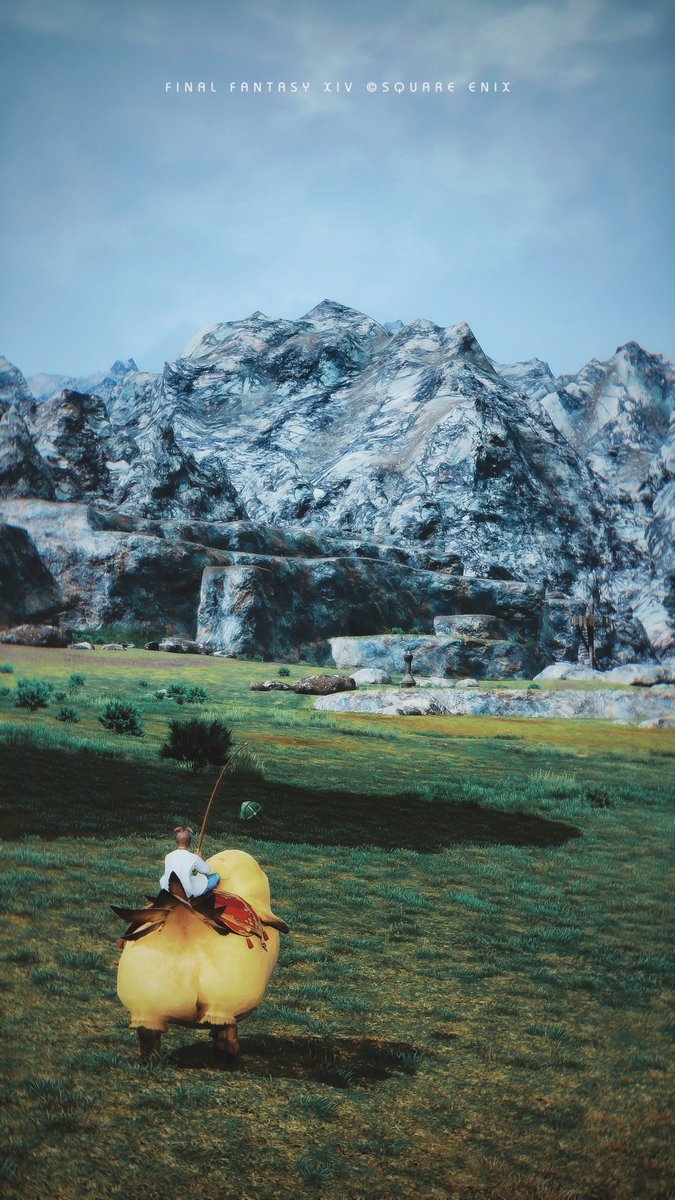 Racrffxiv's tweet photo. *⋆⸜ᴳᴼᴼᴰ ᴹᴼᴿᴺᴵᴺᴳ⸝⋆*
#FF14キャラ入り風景SSの会
#FF14縦撮りの会  #デブチョコボ https://t.co/zmanZIqs5m