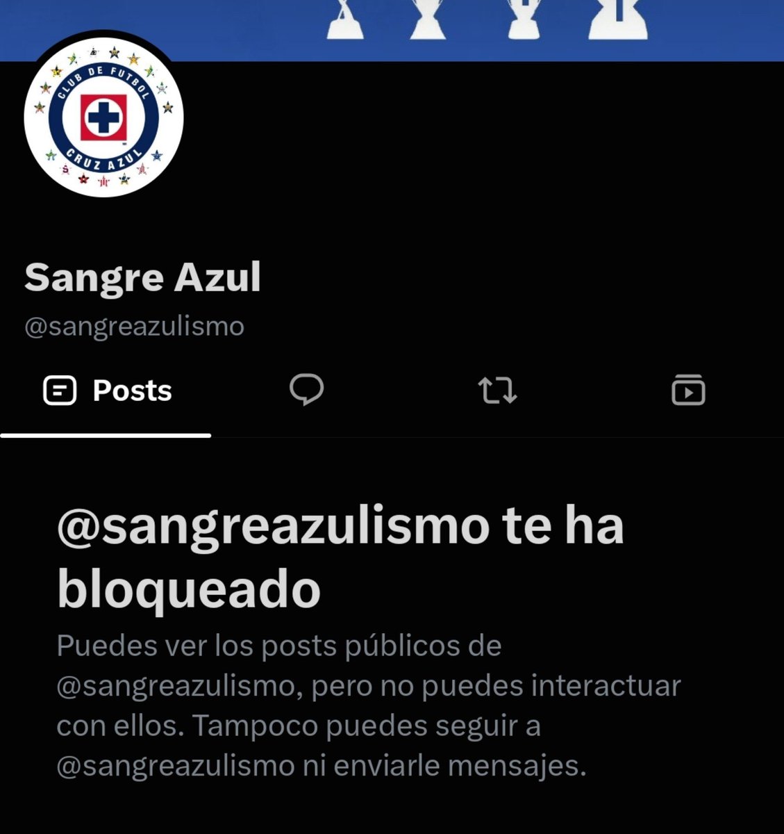tammfcb_'s tweet photo. Buenas tardes, abro hilo en contra de @sangreazulismo. Últimamente fui acosa por un señor cuyo único trabajo es dedicarse a acosar gente. Rtw por favor #urgente #acoso #hilotwitter https://t.co/5eO1t4Pu8w